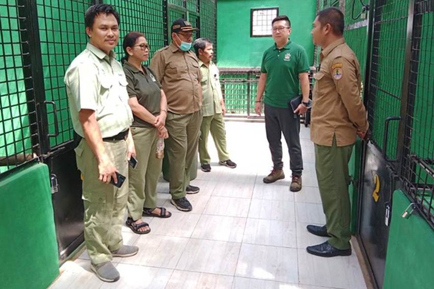 kandang transit satwa bksda kalsel